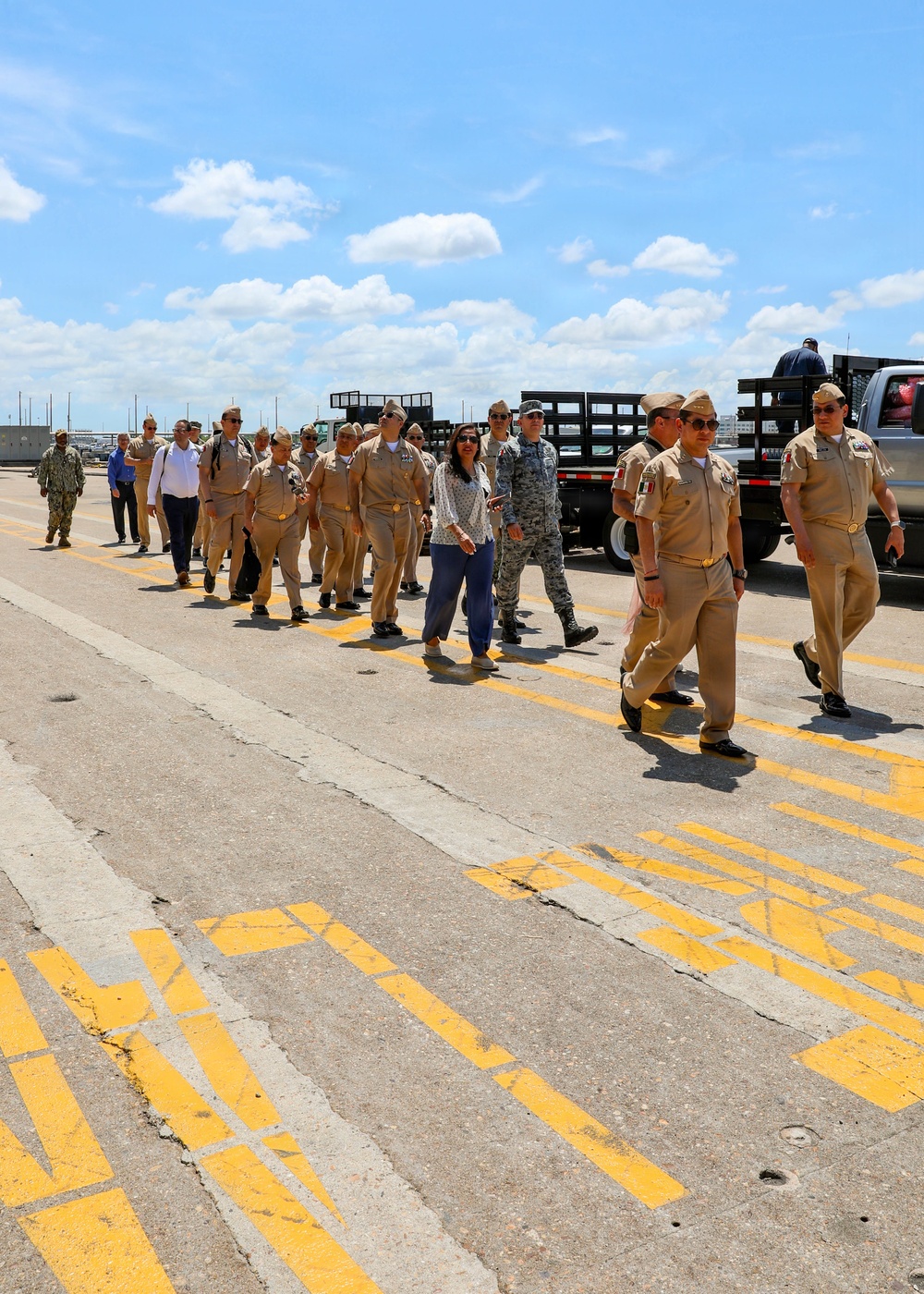 Mexican Navy Senior Officers visit USS Dwight D. Eisenhower (CVN 69)