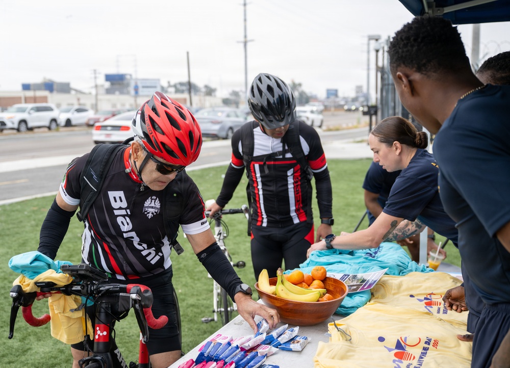 Naval Base San Diego Participates in Bike Anywhere Day
