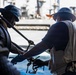 Abraham Lincoln Prepares for a Fueling-at-Sea with USNS John Lewis