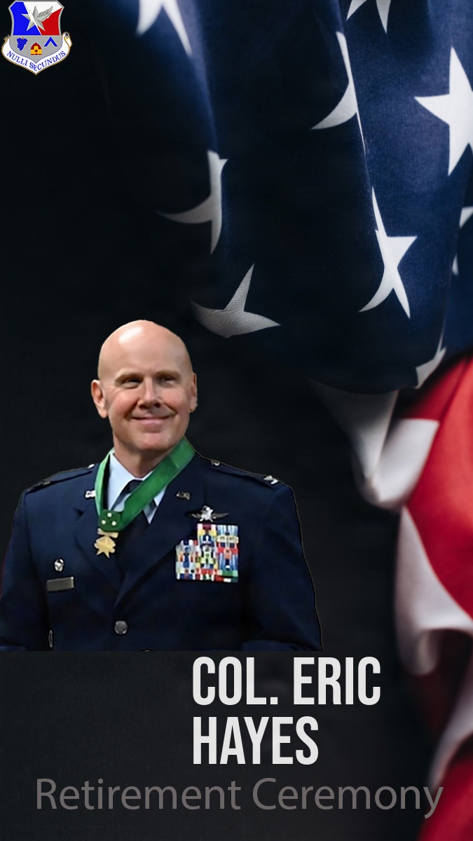Col. Eric Hayes retires after more than 32 years of faithful service