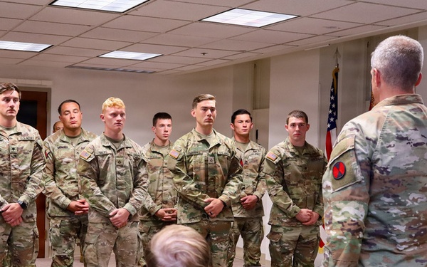 7th Infantry Division (MDC-PAC) Best Squad Competition Formal Board