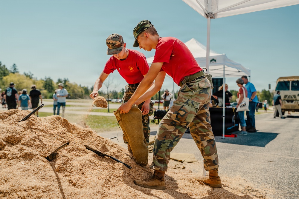 Wisconsin Challenge Academy cadets support Fort McCoy Armed Forces Day Open House