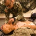 A Soldier with the 184th Expeditionary Sustainment Command, MSARNG, conducts Combat Life Saver (CLS) Training during Annual Training
