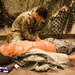 A Soldier with the 184th Expeditionary Sustainment Command, MSARNG, conducts Combat Life Saver (CLS) Training during Annual Training