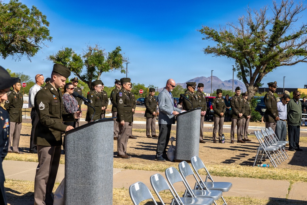 NETCOM Rededicates Signal Cove of Remembrance at Fort Huachuca