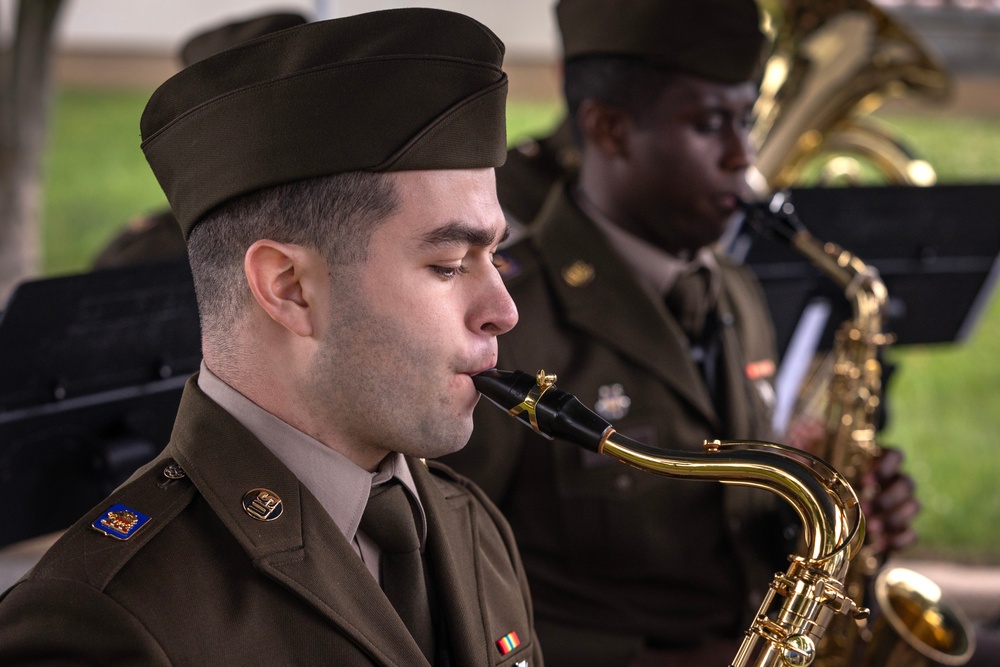 63rd Army Band perofrms at Memorial Day ceremony