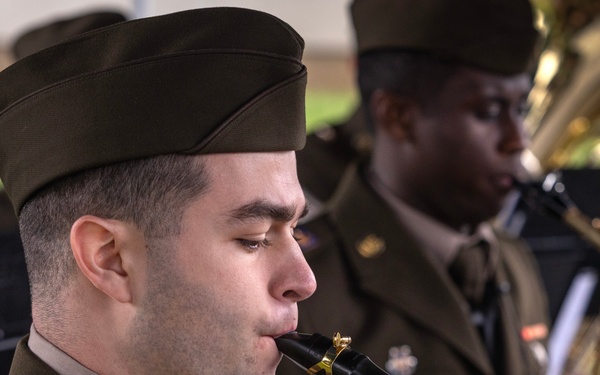 63rd Army Band perofrms at Memorial Day ceremony
