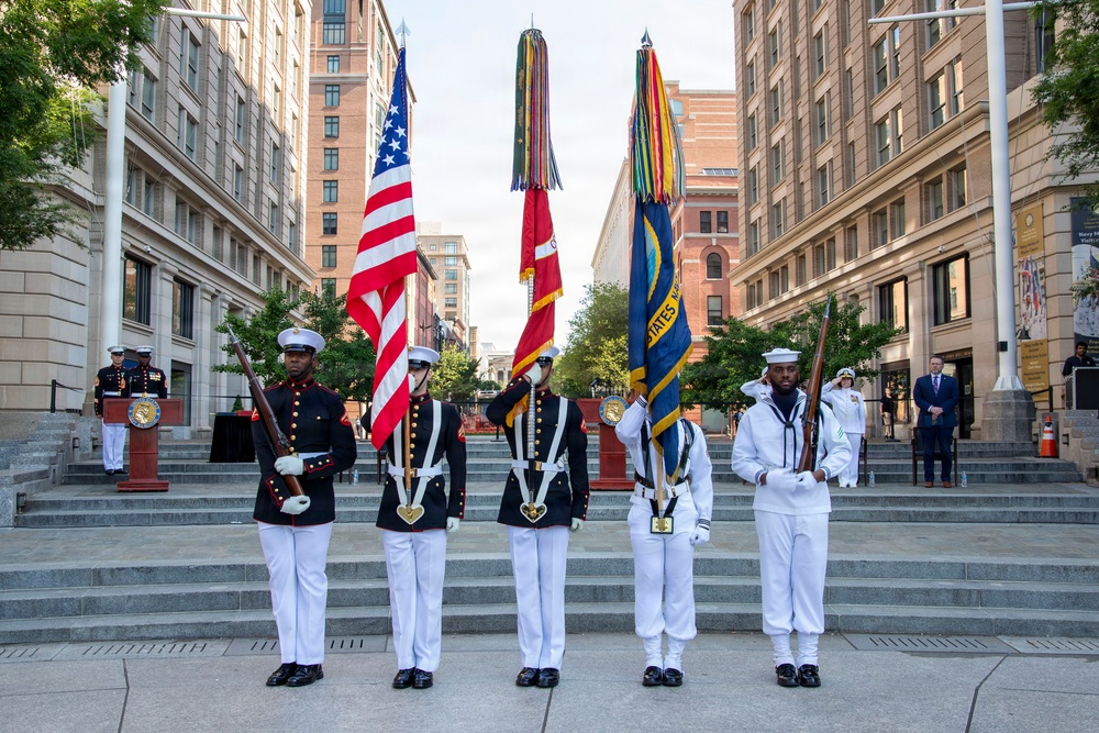 George Washington University Naval Reserve Officers Training Corps Commissioning Ceremony