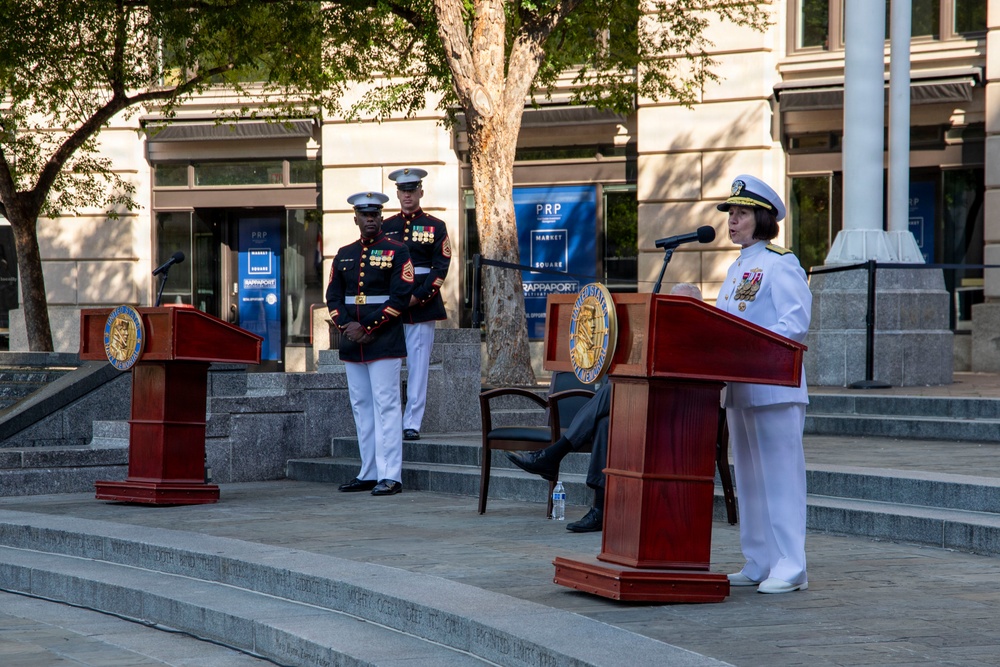 George Washington University Naval Reserve Officers Training Corps Commissioning Ceremony
