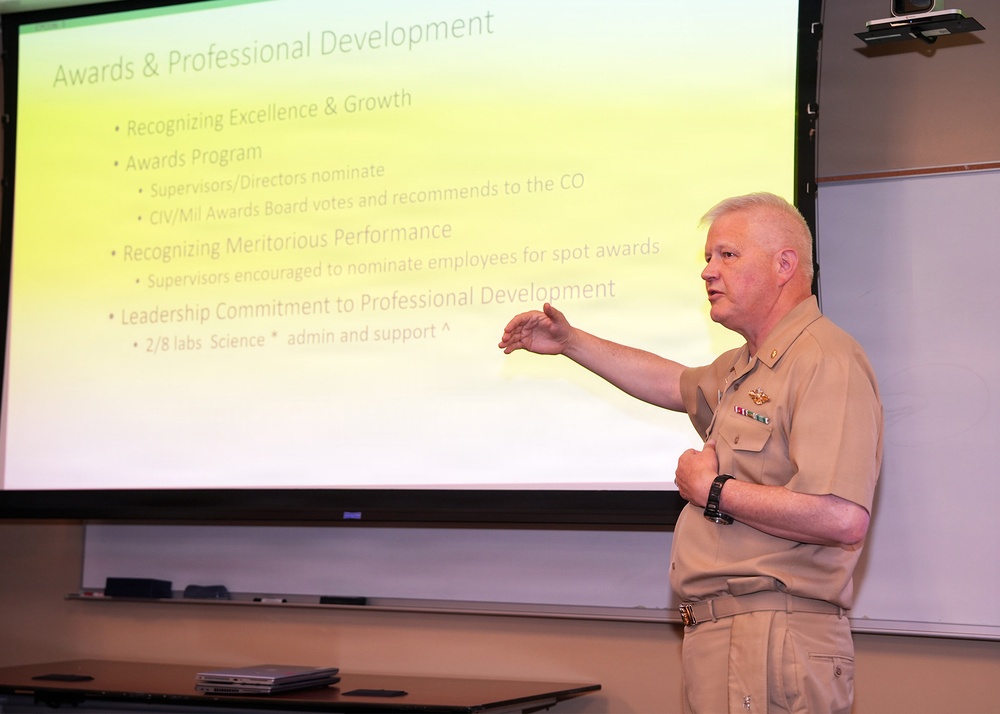 NAMRU San Antonio holds All Hands at Tri-Service Research Laboratory