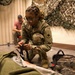 A Soldier with the 184th Expeditionary Sustainment Command, MSARNG, conducts Combat Life Saver (CLS) Training during Annual Training