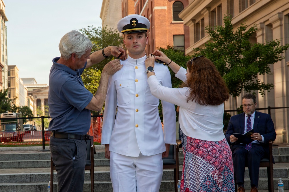 George Washington University Naval Reserve Officers Training Corps Commissioning Ceremony