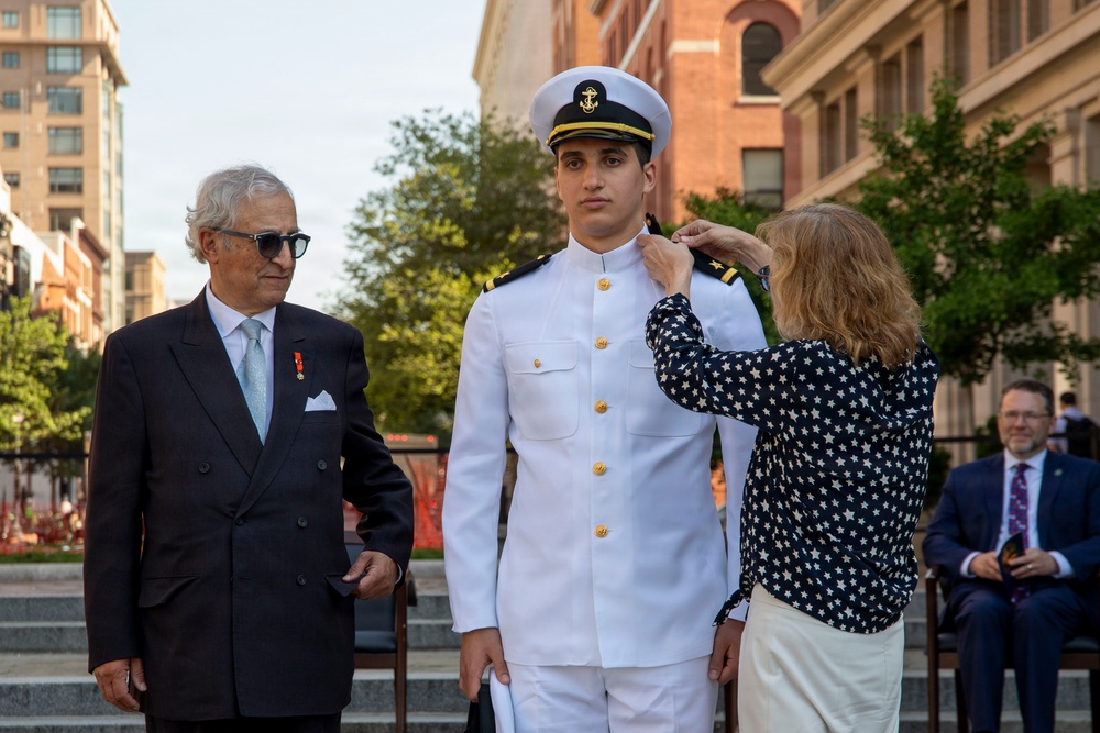 George Washington University Naval Reserve Officers Training Corps Commissioning Ceremony