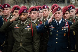 Paratroopers gather to honor the fallen