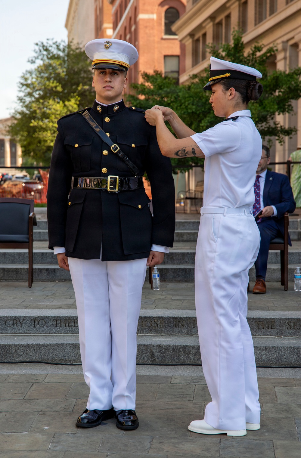 George Washington University Naval Reserve Officers Training Corps Commissioning Ceremony