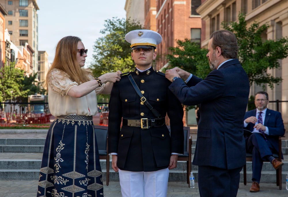 George Washington University Naval Reserve Officers Training Corps Commissioning Ceremony