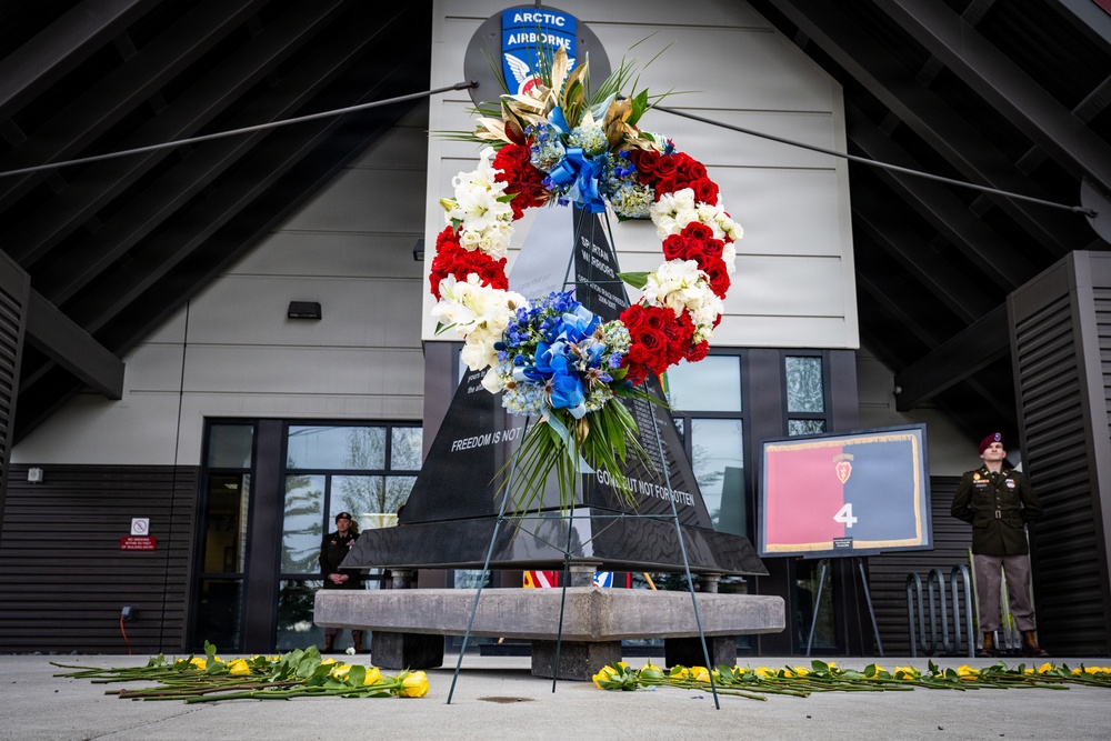 Paratroopers gather to honor the fallen