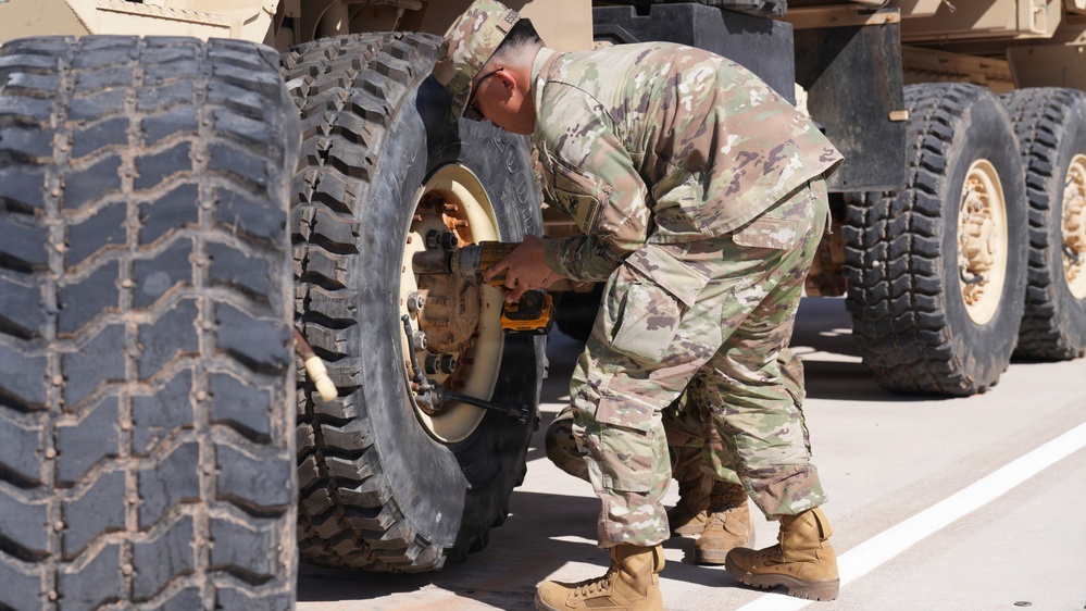 Motor Pool Maintenance in 1st Armored Division