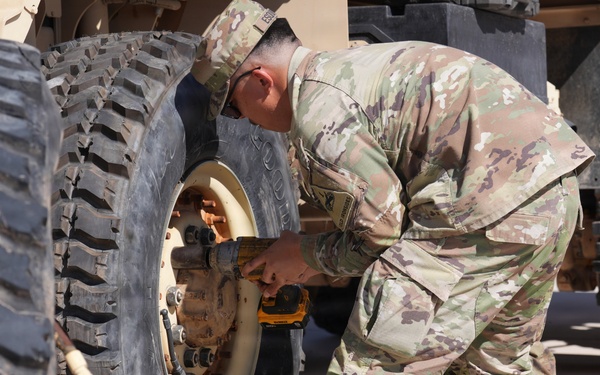 Motor Pool Maintenance in 1st Armored Division