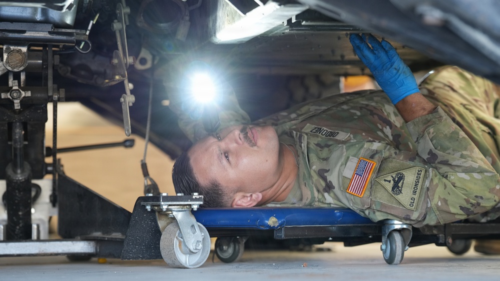 Motor Pool Maintenance in 1st Armored Division