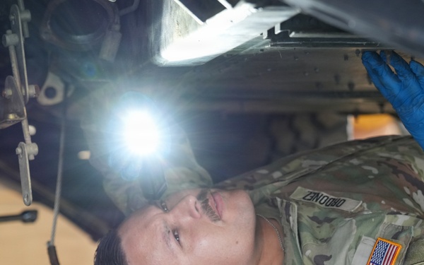 Motor Pool Maintenance in 1st Armored Division
