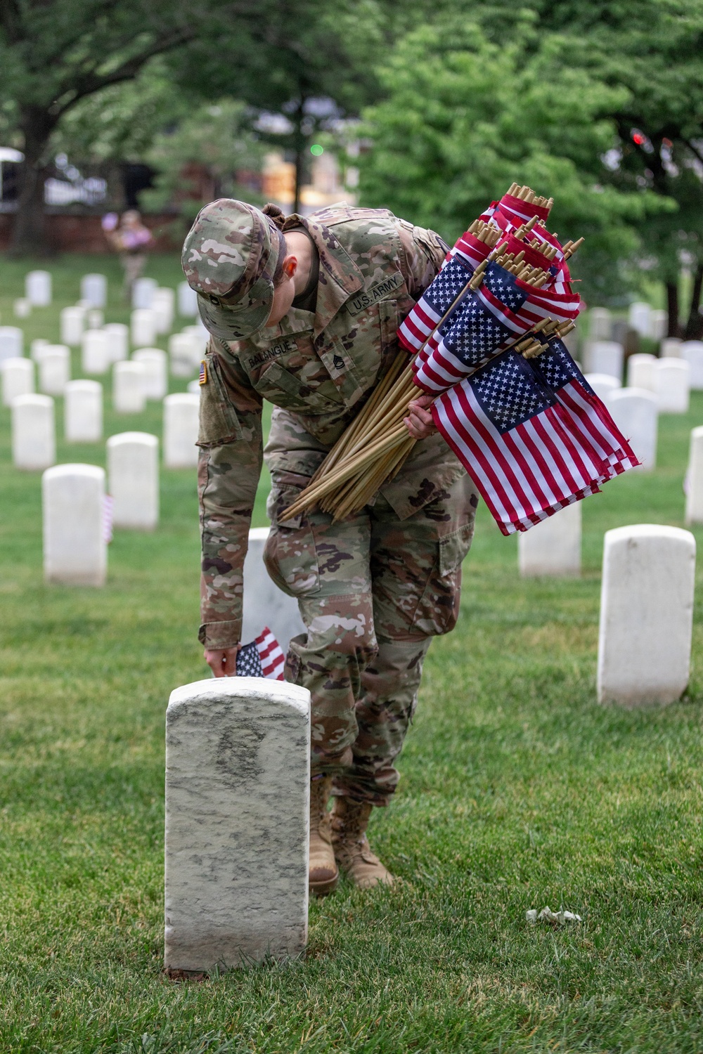 Fife and Drum Corps Conducts Flags In