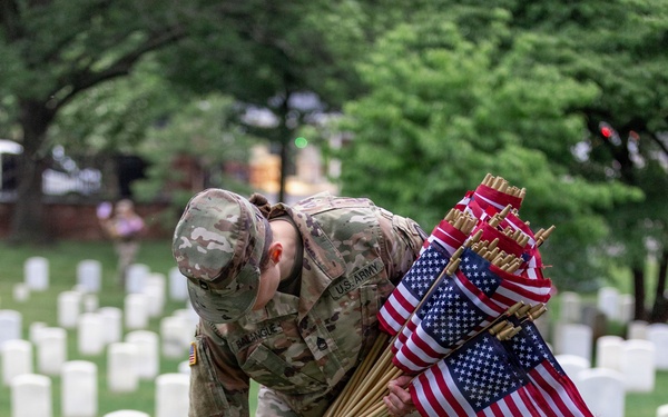 Fife and Drum Corps Conducts Flags In