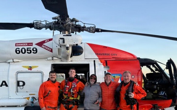 Coast Guard transports 2 after plane crashes on North Fox Island  in Lake Michigan