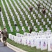 Fife and Drum Corps Conducts Flags In