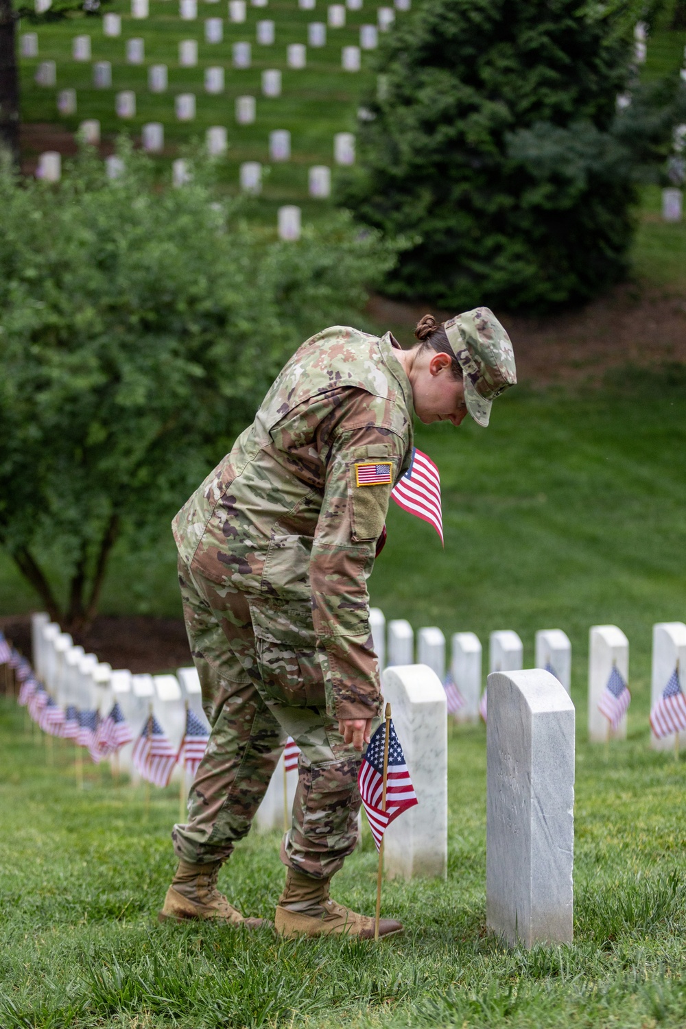 Fife and Drum Corps Conducts Flags In