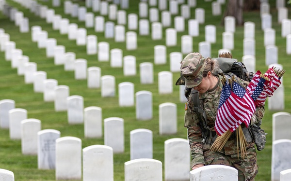 Fife and Drum Corps Conducts Flags In