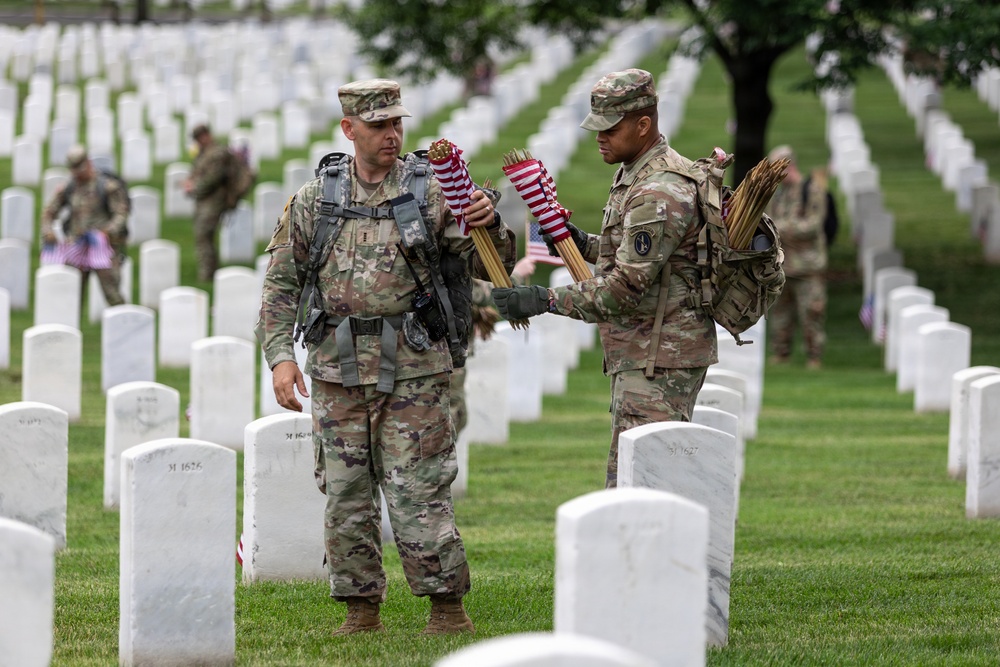 Fife and Drum Corps Conducts Flags In
