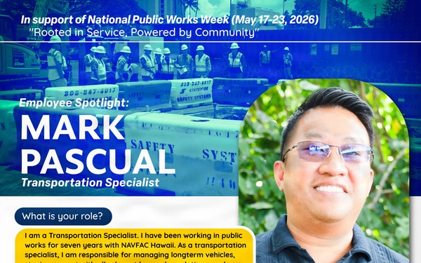 NAVFAC Hawaii Employee Spotlight: Mark Pascual