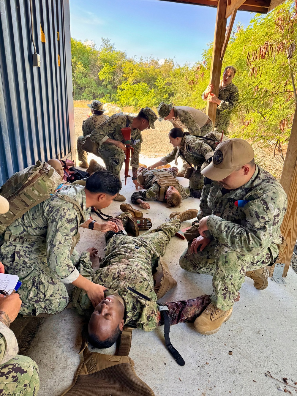 Under Pressure: Corpsmen Test Combat Medical Skills During TCCC Training in Guantanamo Bay