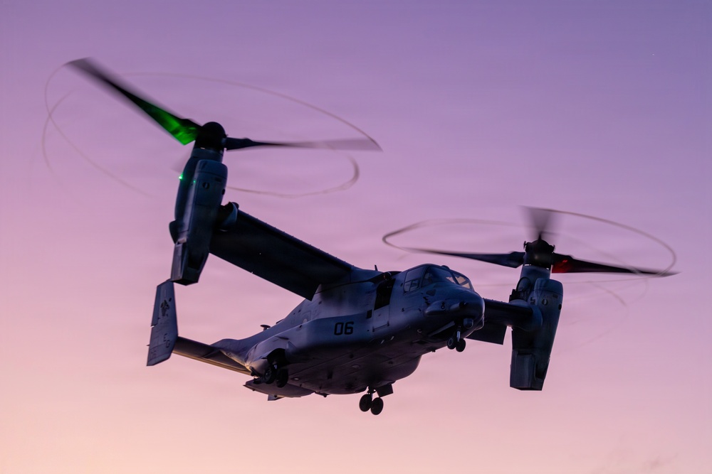 22nd MEU (SOC) | USS Iwo Jima Conducts Flight Operations