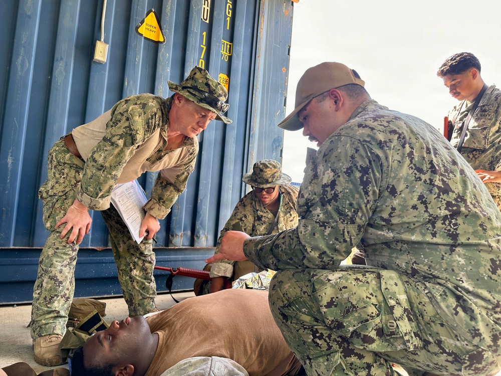 Under Pressure: Corpsmen Test Combat Medical Skills During TCCC Training in Guantanamo Bay