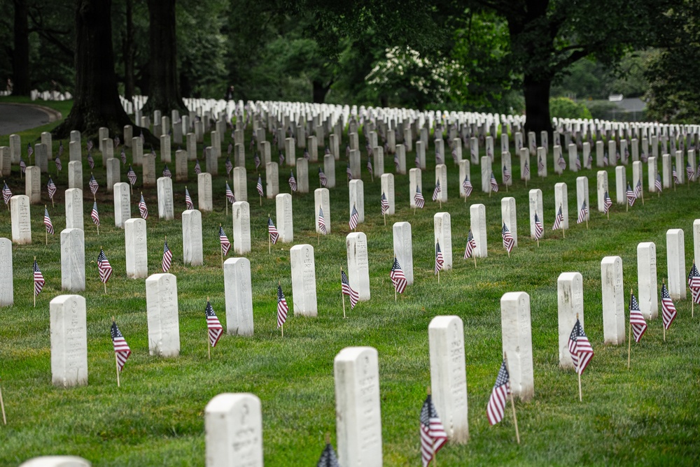 Flags In 2026 at Arlington National Cemetery