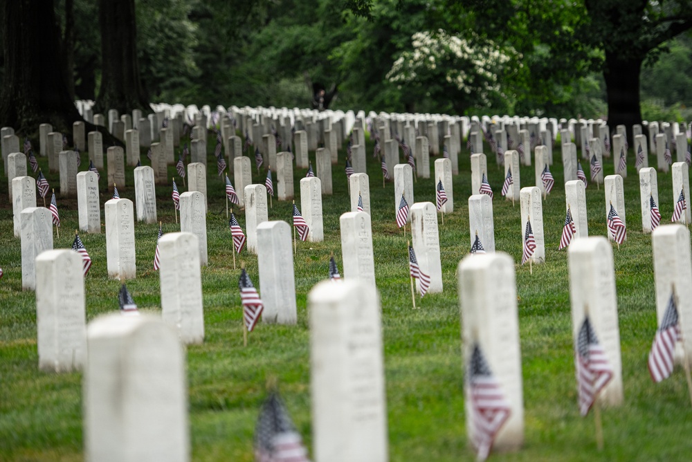 Flags In 2026 at Arlington National Cemetery