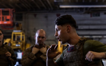 22nd MEU (SOC) | Marines Train MCMAP Aboard USS Iwo Jima