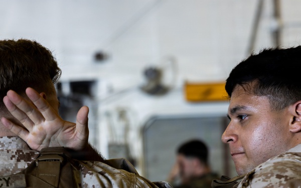 22nd MEU (SOC) | Marines Train MCMAP Aboard USS Iwo Jima