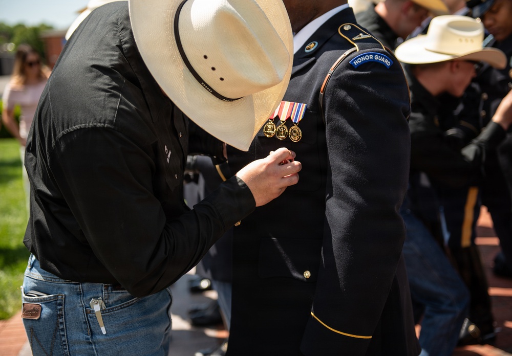 Military Horsemanship Identification Badge Award Ceremony