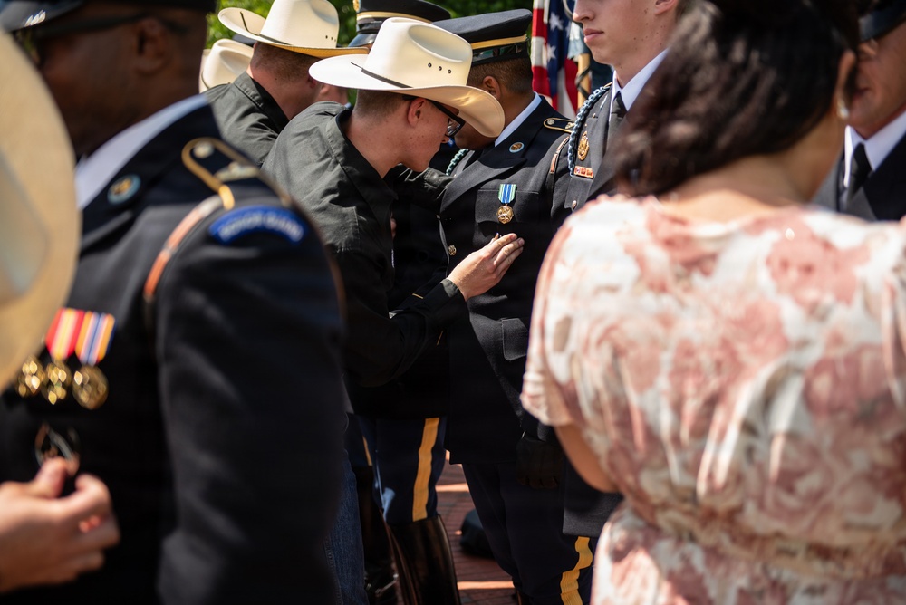 Military Horsemanship Identification Badge Award Ceremony