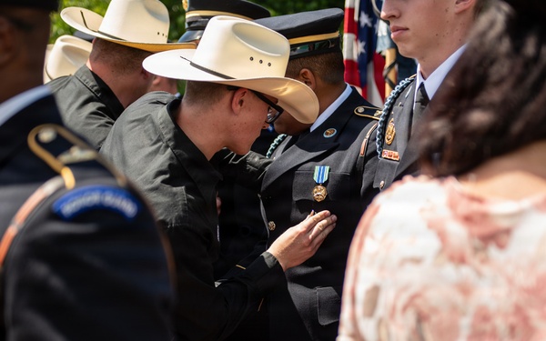 Military Horsemanship Identification Badge Award Ceremony