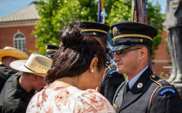Military Horsemanship Identification Badge Award Ceremony