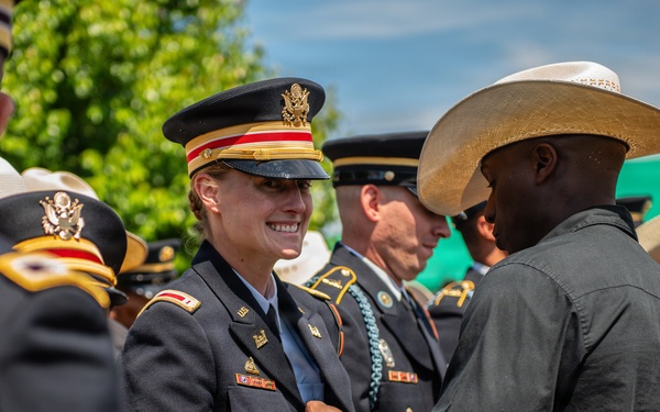 Military Horsemanship Identification Badge Award Ceremony
