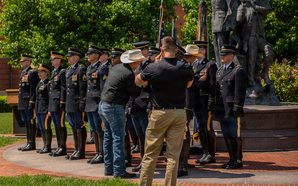 Military Horsemanship Identification Badge Award Ceremony