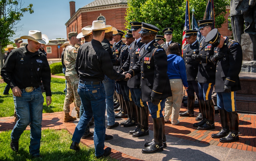 Military Horsemanship Identification Badge Award Ceremony