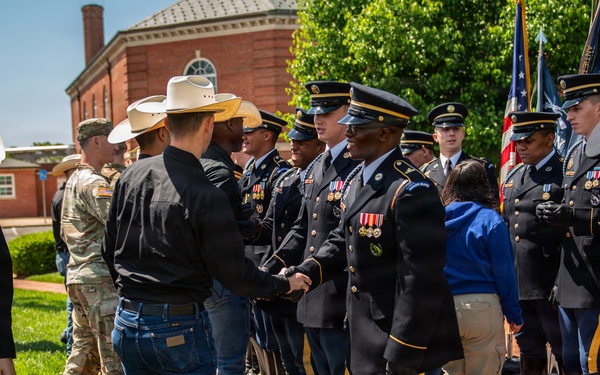 Military Horsemanship Identification Badge Award Ceremony