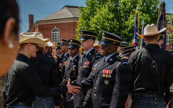 Military Horsemanship Identification Badge Award Ceremony
