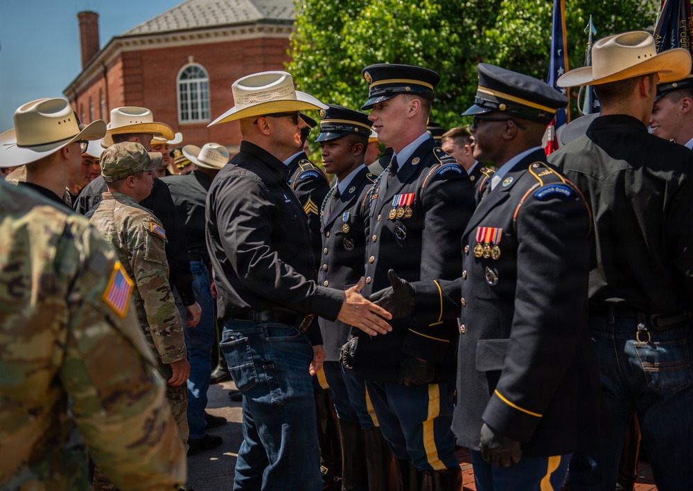 Military Horsemanship Identification Badge Award Ceremony